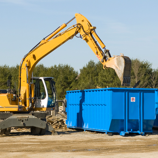 what size residential dumpster rentals are available in Bellows Falls VT